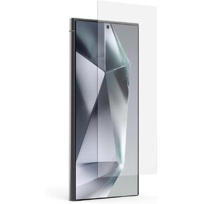 PureGear HD Clear Tempered Glass Screen Protector for Samsung Galaxy S24 Ultra (2024) - Case Friendly, Scratch Resistant with Anti-Fingerprint Coating, Anti-Scratch Protective Glass with Lifetime