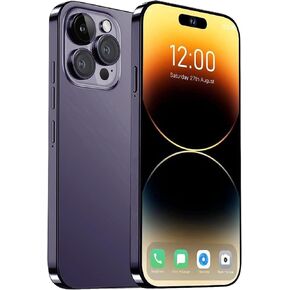 A15 Pro Max Cell Phone,8GB+256GB Ultra Memory Unlocked Phone,Android 14.0 Smartphone,6800 mAh Battey,6.82-inch HD Screen,Dual SIM, Dual Standby,5G Phone.(Black)