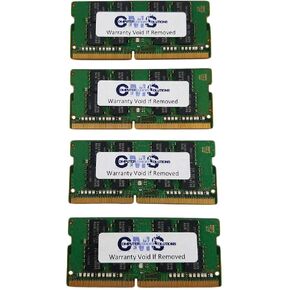 CMS 64GB (4X16GB) DDR4 19200 2400MHZ Non ECC SODIMM Memory Ram Upgrade Compatible with Dell® Precision 17 7000 Series (7710/M7710), 7000 Series (7720), 7000 Series (7730) - D2