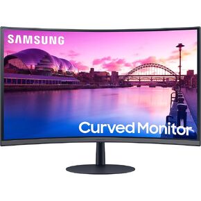 SAMSUNG 27-Inch S39C Series FHD Curved Gaming Monitor, 75Hz, AMD FreeSync, Frameless Display, Built in Speakers, Slim Metal Stand, LS27C392EANXGO (Renewed)