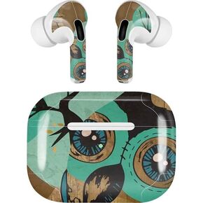 Skinit Decal Audio Skin Compatible with Apple AirPods Pro (2rd Gen, 2022) - Skinit Originally Designed Autumn Owl Design