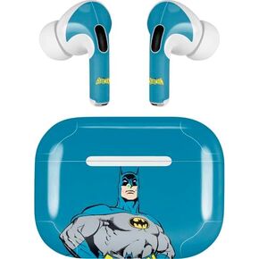 Skinit Decal Audio Skin Compatible with AirPods Pro 2nd Gen - Officially Licensed DC Comics Batman Portrait Design