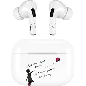 Skinit Decal Audio Skin Compatible with Apple AirPods Pro (2rd Gen, 2022) - Skinit Originally Designed Love Isnt Love Til You Give It Away Design