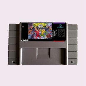 Royal Retro 16 Bit Battletoads and Double Dragon NTSC Big Gray Game Card For USA Version Game Player