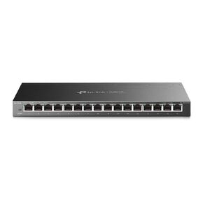 TP-Link 16 Port Gigabit Switch, Easy Smart Managed, Plug & Play, Limited Lifetime Protection, Desktop/Wall-Mount, Sturdy Metal w/Shielded Ports, Support QoS, Vlan, IGMP and LAG (TL-SG116E) (Renewed)