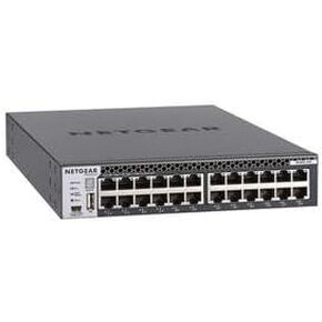 NETGEAR M4300-24X 10G 24 Port Switch XSM4324CS | Advanced Layer 3 | 24x1G Copper | 4x10G SFP+ | M4300 Stackable | Rack-Mountable | Cloud Care's 3 Year Warranty SupportPlus Included