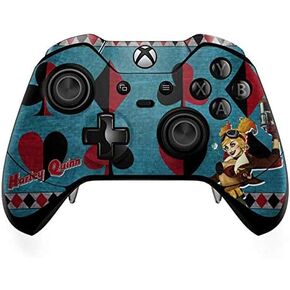 Skinit Decal Gaming Skin Compatible with Xbox One Elite Controller - Officially Licensed Warner Bros Harley Quinn Design