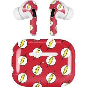 Skinit Decal Audio Skin Compatible with AirPods Pro 2nd Gen - Officially Licensed DC Comics The Flash Original Emblem Design