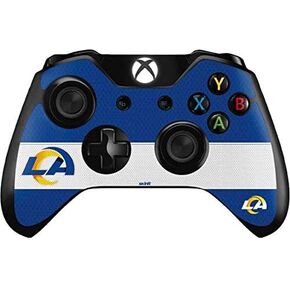 Skinit Decal Gaming Skin Compatible with Xbox One Controller - Officially Licensed NFL Los Angeles Rams Zone Block Design