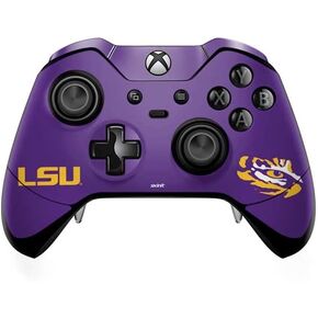 Skinit Decal Gaming Skin Compatible with Xbox One Elite Controller - Officially Licensed LSU Tiger Eye Logo Design