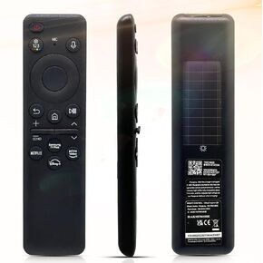 BN59-01455A Solar Voice Remote,with Bluetooth Rechargeable Solar Cell,Compatible with Samsung Smart TV QLED TV Series S95C,LS03D,QN50,QN55,QN60,QN65,QN70,QN80,QN85,QN90 ETC