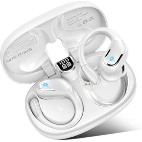Wireless Earbuds Bluetooth Headphone Sport, 75Hrs Bluetooth 5.4 Earbuds 14.2mm Driver Stereo Over Ear Buds, Noise Cancelling Earphone with Earhooks, IP7 Waterproof Headset for Workout/Running