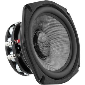 DS18 PRO-CF69.2NR 6 x 9 Inches Water Resistant Loudspeaker - Mid-Bass Carbon Fiber Cone and Neodymium Rings Magnet 600 Watts 2-Ohms - Ideal for Motorcycle & Motorsports (1 Speaker) (Renewed)