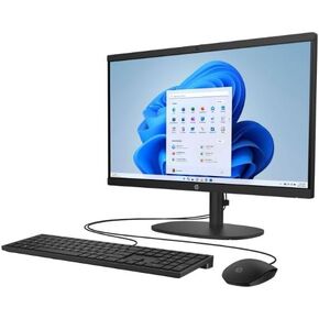 HP 22-DG00 21.45" FHD All-in-One Desktop, Intel Core N200, 8GB RAM, 128GB SSD, Windows 11 Home, Black (Renewed)