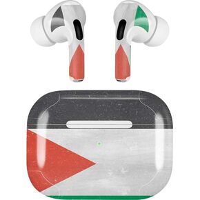 Skinit Decal Audio Skin Compatible with Apple AirPods Pro (2rd Gen, 2022) - Skinit Originally Designed Jordan Flag Distressed Design