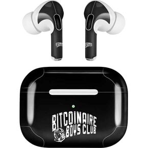 Skinit Decal Audio Skin Compatible with Apple AirPods Pro (2rd Gen, 2022) - Skinit Originally Designed Bitcoinaire Boys Club Design