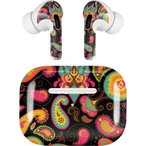 Skinit Skinit Audio Audio Skin متوافق مع Apple Airpods Pro (2rd Gen ، 2022) - Skinit تصميم الكرمة في الأصل
