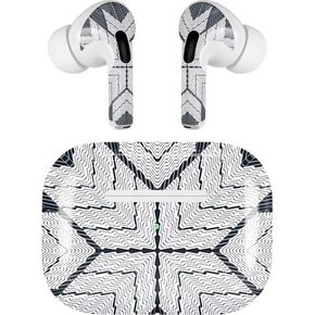 Skinit Decal Audio Skin Compatible with Apple AirPods Pro (2rd Gen, 2022) - Skinit Originally Designed NYC Symmetric Flower Design