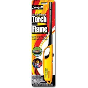 RV Butane Lighter, Wind Resistant, Disposable, 1/pk Assorted Black/Red
