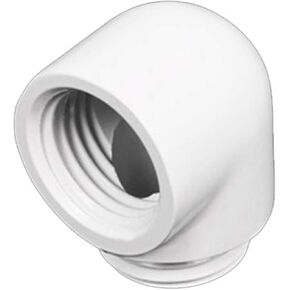 Barrow G1/4" Male to Female Extender Fitting, 90 Degree Angle, White
