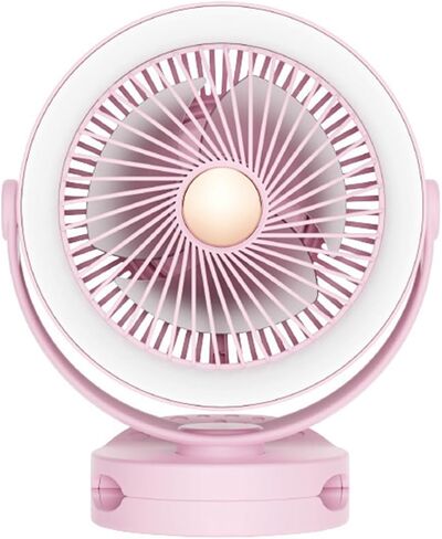 AJMIPO Large Wind Force Clip Fan USB Charging Portable Desktop Small Fan Student Dormitory (W,A) in Saudi Arabia