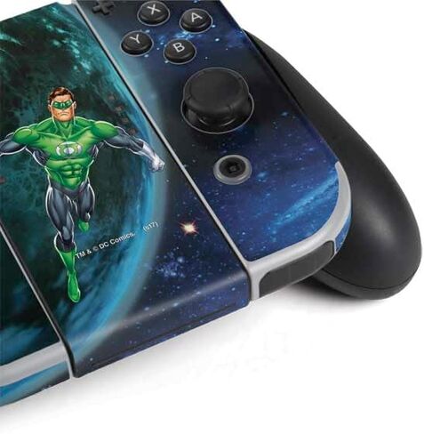 Skinit Decal Gaming Skin Compatible with Nintendo Switch OLED (2021) - Officially Licensed DC Comics Green Lantern Action Pose in Space Design in Saudi Arabia