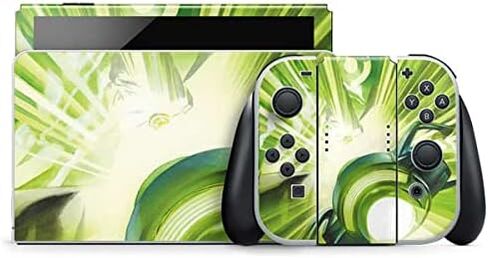 Skinit Decal Gaming Skin Compatible with Nintendo Switch OLED (2021) - Officially Licensed DC Comics Green Lantern Action Pose in Space Design in Saudi Arabia