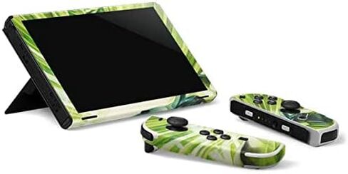 Skinit Decal Gaming Skin Compatible with Nintendo Switch OLED (2021) - Officially Licensed DC Comics Green Lantern Action Pose in Space Design in Saudi Arabia