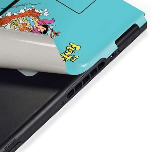 Skinit Skinit Gaming Gaming Skin متوافق مع حزمة Nintendo Switch - مرخص رسميًا لتصميم Flintstones و Rubbles in Kuwait