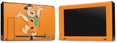 Skinit Skinit Gaming Gaming Skin متوافق مع حزمة Nintendo Switch - مرخص رسميًا لتصميم Flintstones و Rubbles in Kuwait
