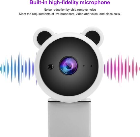Digital Webcam USB Camera 2MP Very Good Camera Effects Living Colors with 1080P HD PC Camera Smooth HD Recording Video Recording Easy Plug and Play Setup BuiltIn Microphone for in Saudi Arabia