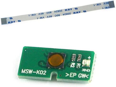 Replacement Power Switch Board with Cable for Playstation3 PS3 4000 CECH 4000 Super Slim Console ON Off PCB Board with Ribbon Cable MSW-K02 MFW-001 (MSW-K02 and Cable) in Saudi Arabia