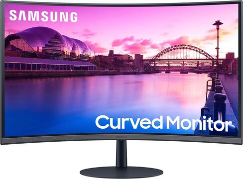 SAMSUNG 27-Inch S39C Series FHD Curved Gaming Monitor, 75Hz, AMD FreeSync, Frameless Display, Built in Speakers, Slim Metal Stand, LS27C392EANXGO (Renewed) in Saudi Arabia