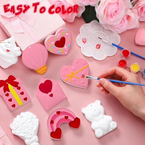 24 Pcs Mexican Fiesta Crafts for Kids Cinco de Mayo Tomte for Mexican Taco Ceramic Painting Kit Mexican Ceramics to Paint Ready to Paint Ceramics Mexican Ornaments Crafts for Adults Kids in Saudi Arabia