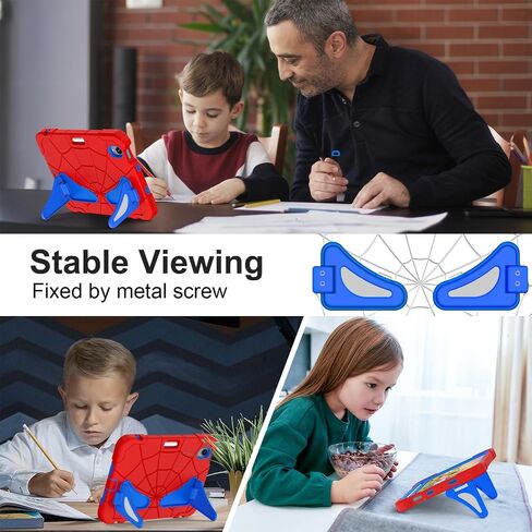 Case for iPad Mini 7 (A17 Pro) 2024 ، iPad Mini 6 Case 2021 ، غطاء مقاوم للصدمات 8.3 بوصة مع Kickstand الكتف حامل القلم Pencil Prop & Pencil USB-C ، Red Black in Saudi Arabia