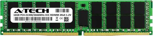 A-Tech 32GB (2x16GB) ذاكرة Dell PowerEdge R440 ، T440 ، R540 ، R640 ، T640 ، M640 ، FC640 ، R740 ، R740XD ، R940 ، C6420 | DDR4 2666MHz ECC RDIMM PC4-21300 2RX4 1.2V 288-DIMM Server RAM KIT in Kuwait