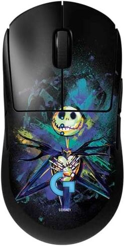 Skinit Decal Other Skin Compatible with G Pro Wireless Gaming Mouse - Officially Licensed Disney The Nightmare Before Christmas Jack Skellington Art Design in Saudi Arabia
