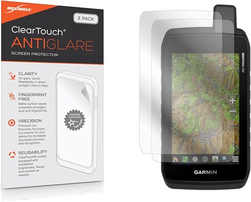 BoxWave Screen Protector Compatible with Garmin Montana 700 - ClearTouch Anti-Glare (2-Pack), Anti-Fingerprint Matte Film Skin for Garmin Montana 700, Garmin Montana 700, 750i, 700i in Saudi Arabia