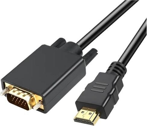 أسود HDMI إلى الكابل ، ذكور HDMI إلى محول الذكور مطلي 080p HD in Kuwait
