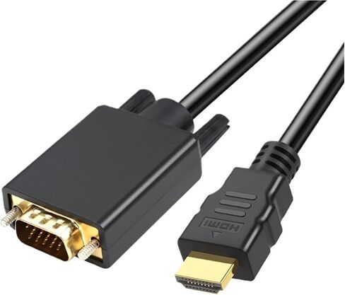 أسود HDMI إلى الكابل ، ذكور HDMI إلى محول الذكور مطلي 080p HD in Kuwait