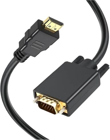 أسود HDMI إلى الكابل ، ذكور HDMI إلى محول الذكور مطلي 080p HD in Kuwait