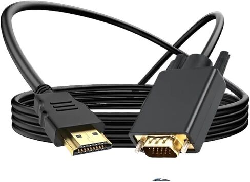 أسود HDMI إلى الكابل ، ذكور HDMI إلى محول الذكور مطلي 080p HD in Kuwait