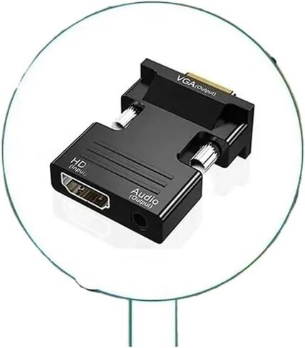 متوافق مع HDMI مع المحول مع كابل 3.5 مم لـ P ؛ s/4 pc tv m> oni> tor projector 1080p HD أنثى للذكور (VGA إلى HD) in Saudi Arabia