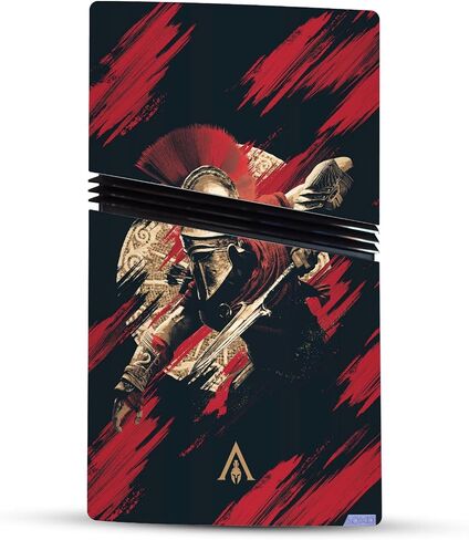 Head Case Designs Officially Licensed Assassin's Creed Alexios With Spear Odyssey Artwork Vinyl Gaming Skin Decal Compatible With PlayStation 5 PS5 Pro Digital Edition Console & DualSense Controller in Saudi Arabia