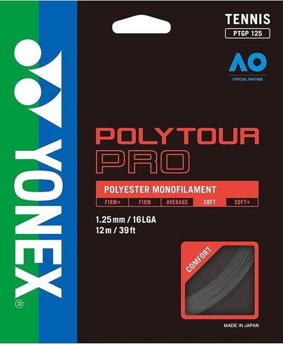 Yonex Unisex's Poly Tour Pro String Set-Yellow, 1.3 mm in Saudi Arabia