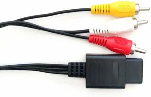 استبدال AV Cable 1.8m RCA AV Composite Adapter لـ Nintendo SNES/ N64/ Gamecube Console in Saudi Arabia