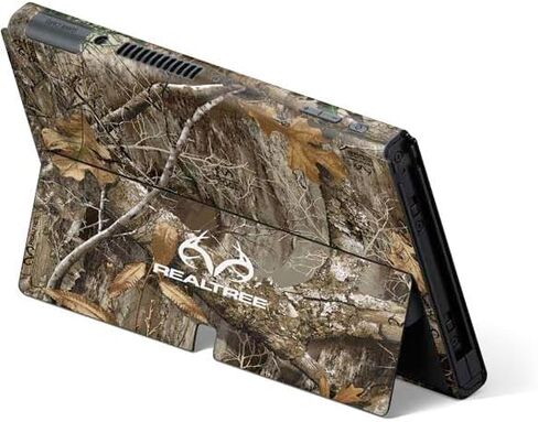 Skinit Decal Gaming Skin Compatible with Nintendo Switch OLED (2021) - Officially Licensed Realtree WAV3 Blue Camo Design in Saudi Arabia