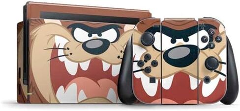Skinit Decal Gaming Skin Compatible with Nintendo Switch Bundle - Officially Licensed Looney Tunes Taz Design in Saudi Arabia