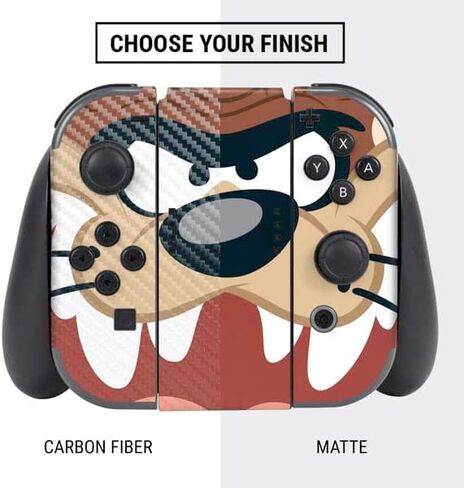 Skinit Decal Gaming Skin Compatible with Nintendo Switch Bundle - Officially Licensed Looney Tunes Taz Design in Saudi Arabia