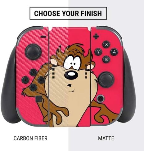 Skinit Decal Gaming Skin Compatible with Nintendo Switch Bundle - Officially Licensed Looney Tunes Taz Design in Saudi Arabia